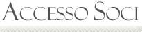 Accesso all'Area Soci